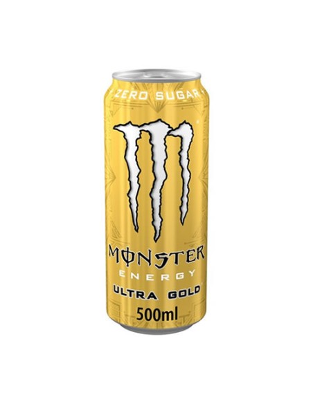 BEBIDA ENERGETICA MONSTER ULTRA GOLD ZERO 500 ML