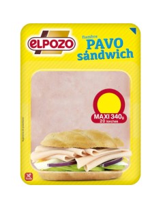 PECHUGA PAVO SANDWICH T.P 270G.EL POZO