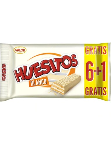 CHOCOLATINAS HUESITOS CHCTE. BLANCO PK-6