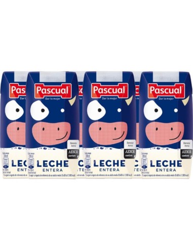 LECHE PASCUAL SEMI 188 ML PK-6