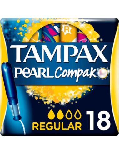 TAMPONES TAMPAX COMPACK PEARL REGULAR 16