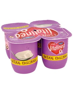 DANONE VITALINEA NATURAL EDULC. X4