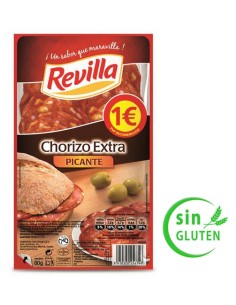 CHORIZO LONCHAS PICANTE REVILLA 70 GR.