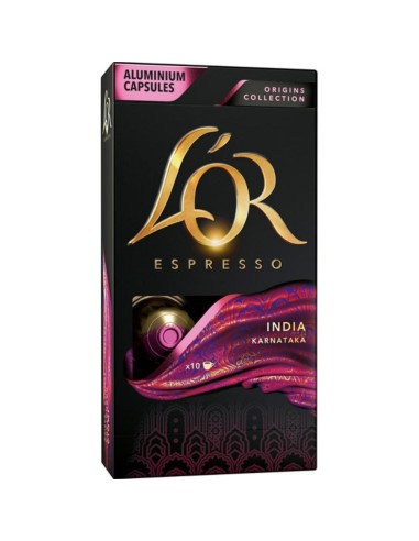 CAFE L`OR CAPSULAS INDIA 10 UND 52 GR