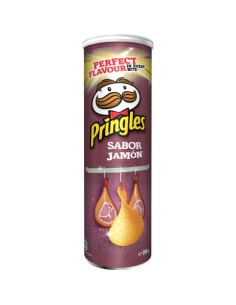 PRINGLES SNACK PATATAS JAMON 185 GRS