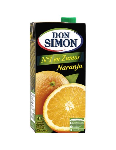 ZUMO D.SIMON NARANJA MANDARINA BRIK 1 LT