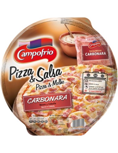PIZZA CAMPOFRIO CARBONARA 360 GRS.