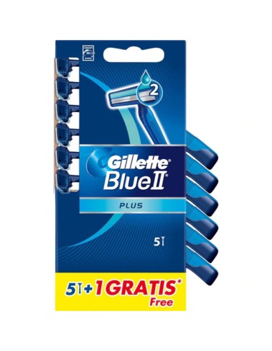 MAQUINILLA GILLETTE BLUE II PLUS 5 UND.