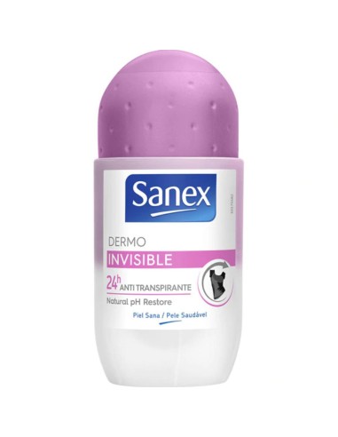 DEO. SANEX ROLLON INVISIBLE MEN 50 ML