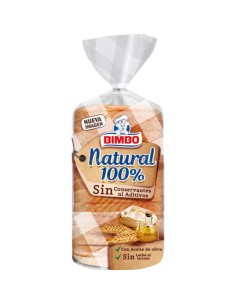 BIMBO PAN SANDWICH NATURAL 100% 460 GR