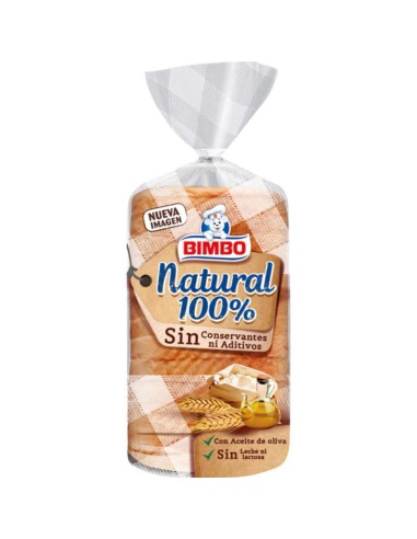 BIMBO PAN SANDWICH NATURAL 100% 460 GR