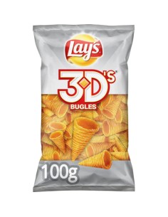 MATUTANO LAY´S BUGLES 3D´S  85 GRS. BACON/QUESO