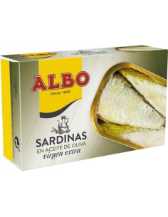 SARDINAS ALBO ACEITE OLIVA VIRGEN 125GRS