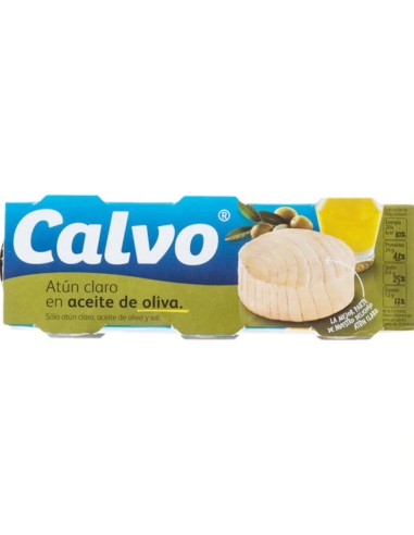ATUN CALVO ACEITE OLIVA RO-70 65GR PK-3