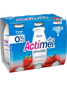 DANONE ACTIMEL LIQ.DESNT.FRESAS X6