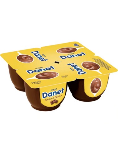 DANONE DANET CHOCOLATE X4