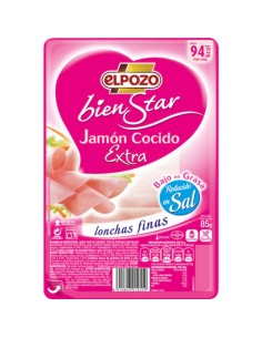 JAMON COCIDO BIENESTAR LFS 75G. EL POZO