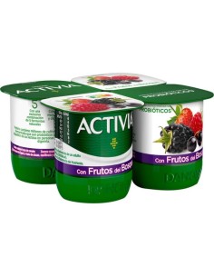 DANONE ACTIVIA CON FRUT.DEL BOSQUE X4