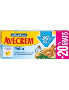 CALDO AVECREM POLLO BAJO SAL 10 PTLLAS.