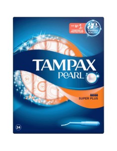 TAMPONES TAMPAX PEARL SUPER PLUS 24 UND.