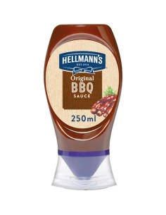 SALSA HELLMANS BARBACOA BOCABAJO 250 GRS