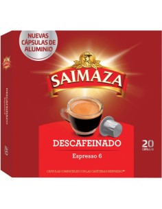CAFE SAIMAZA CAPSULA (NESPRESSO) DESCAF.