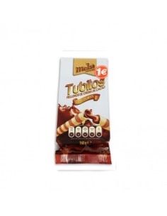 TUBITO RELLENO CHOCOLATE/VAINILLA  MELS 150 GR.