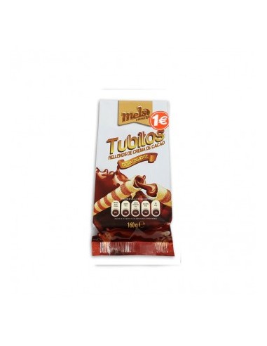 TUBITO RELLENO CHOCOLATE/VAINILLA  MELS 150 GR.