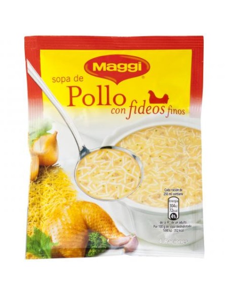 SOPA MAGGI POLLO FIDEOS 82 GRS.