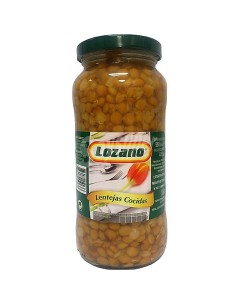 LENTEJAS LOZANO TARRO 560 GRS.