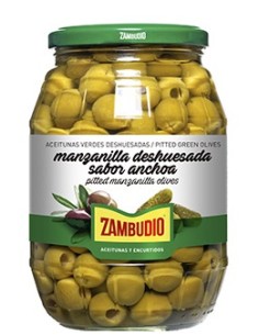 ACEITUNAS ZAMBUDIO DESHUES. TARRO 300 GR