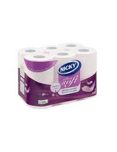 HIGIENICO NICKY ULTRASOFT 12 ROLLOS