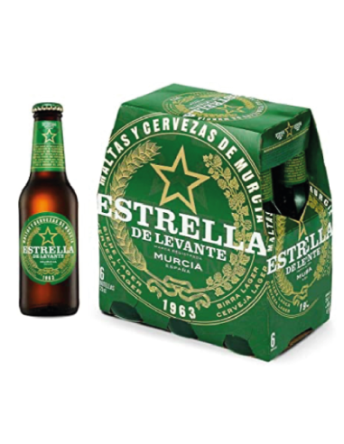 CERVEZA ESTRELLA LEVANTE 200 ML PAK-6 F.