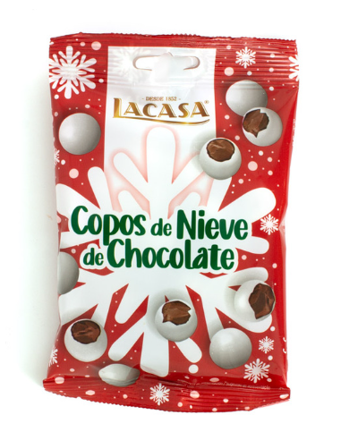 LACASA COPOS DE NIEVE CHOCOLATE 70 GR